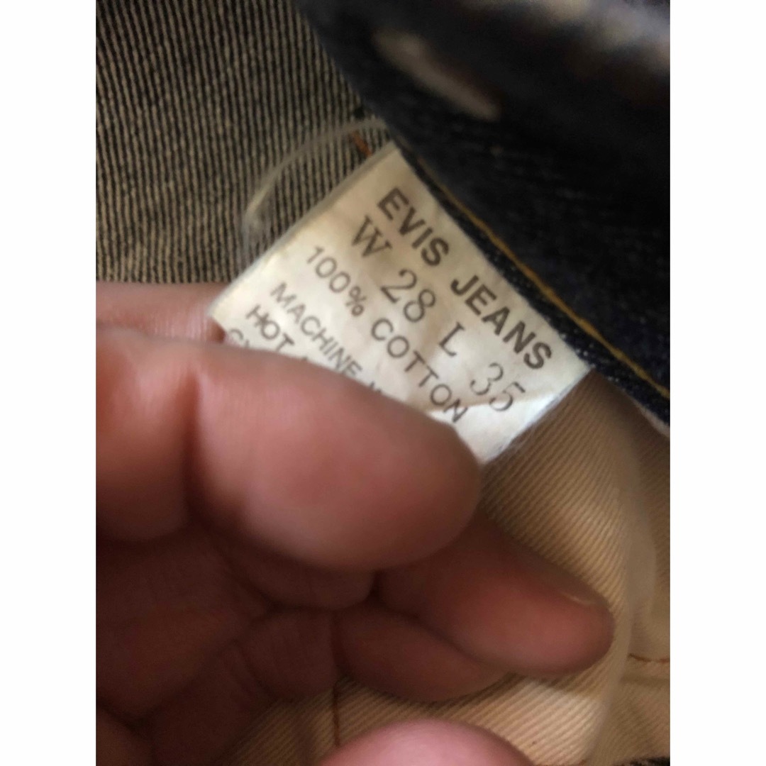 EVISU(エビス)のレア　貴重　オールドEVIS ダブルニー　ジーンズ　シンチバック メンズのパンツ(デニム/ジーンズ)の商品写真