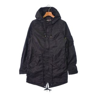 CDG シーディージー モッズコート S 黒 【古着】【中古】(モッズコート)