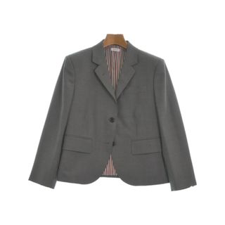 トムブラウン(THOM BROWNE)のTHOM BROWNE トムブラウン テーラードジャケット 44(L位) グレー 【古着】【中古】(テーラードジャケット)