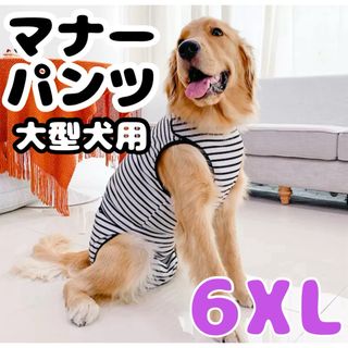 マナーパンツ ロンパース ドッグウェア おむつカバー 犬 服 大型犬  6XL(犬)