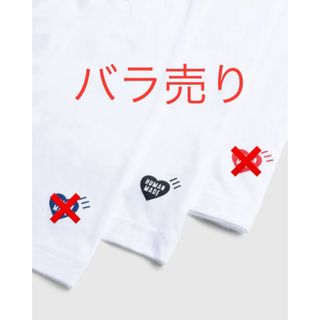 ヒューマンメイド(HUMAN MADE)のHUMAN MADE 3PACK T-SHIRT SET WHITE(Tシャツ/カットソー(半袖/袖なし))