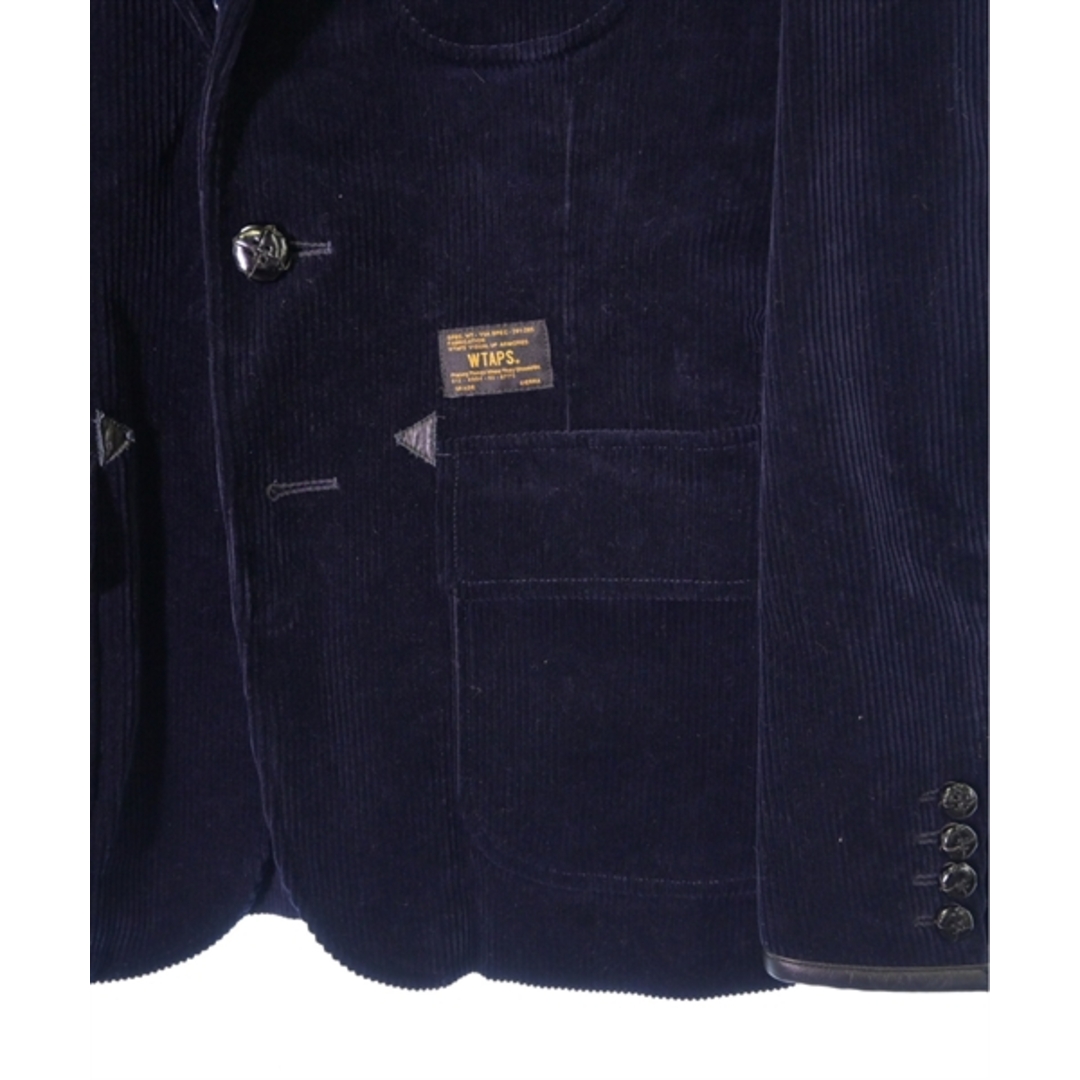 WTAPS ダブルタップス カジュアルジャケット 1(S位) 紺 【古着】【中古】 メンズのジャケット/アウター(テーラードジャケット)の商品写真