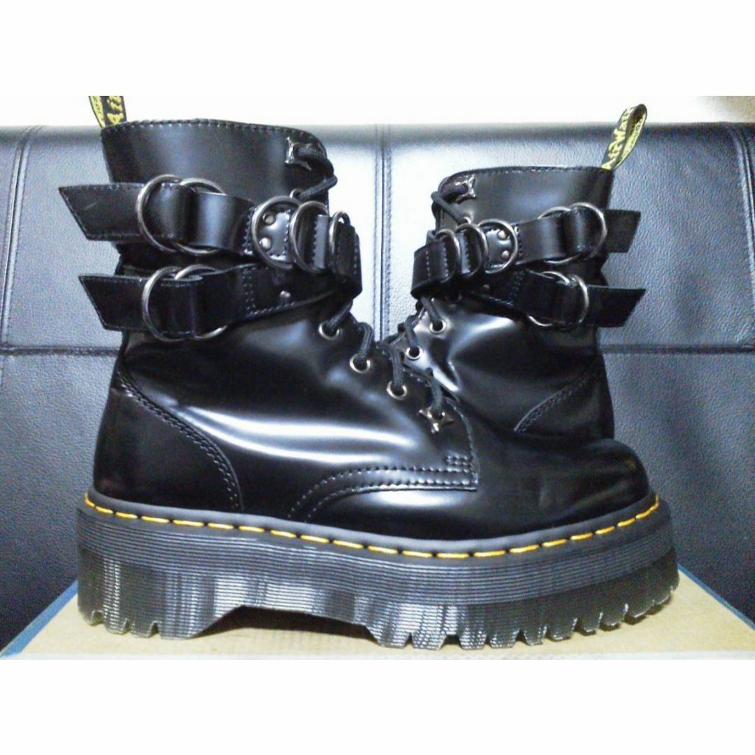 Dr.Martens(ドクターマーチン)の【激レア】Dr.Martens JADON HDW UK5 黒 厚底 8ホール レディースの靴/シューズ(ブーツ)の商品写真