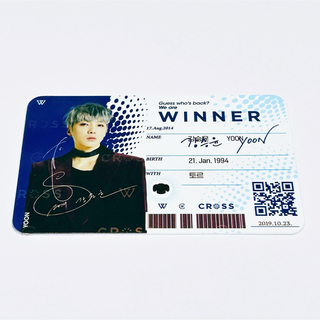 ウィナー(WINNER)のWINNER CROSS ID CARD スンユン(アイドルグッズ)