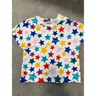 ムージョンジョン　80サイズ　 半袖Tシャツ　スター　星柄　カラフル　Tシャツ(Ｔシャツ)