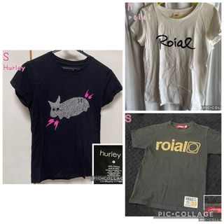 Hurley - レディース Roial Hurley サーフ 半袖 Tシャツ 3枚セット