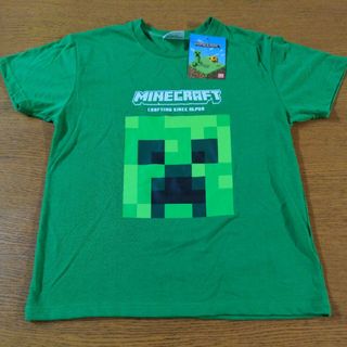 W☆新品☆マインクラフト☆半袖Ｔシャツ☆１６０cm☆男の子用☆グリーン☆(Tシャツ/カットソー)