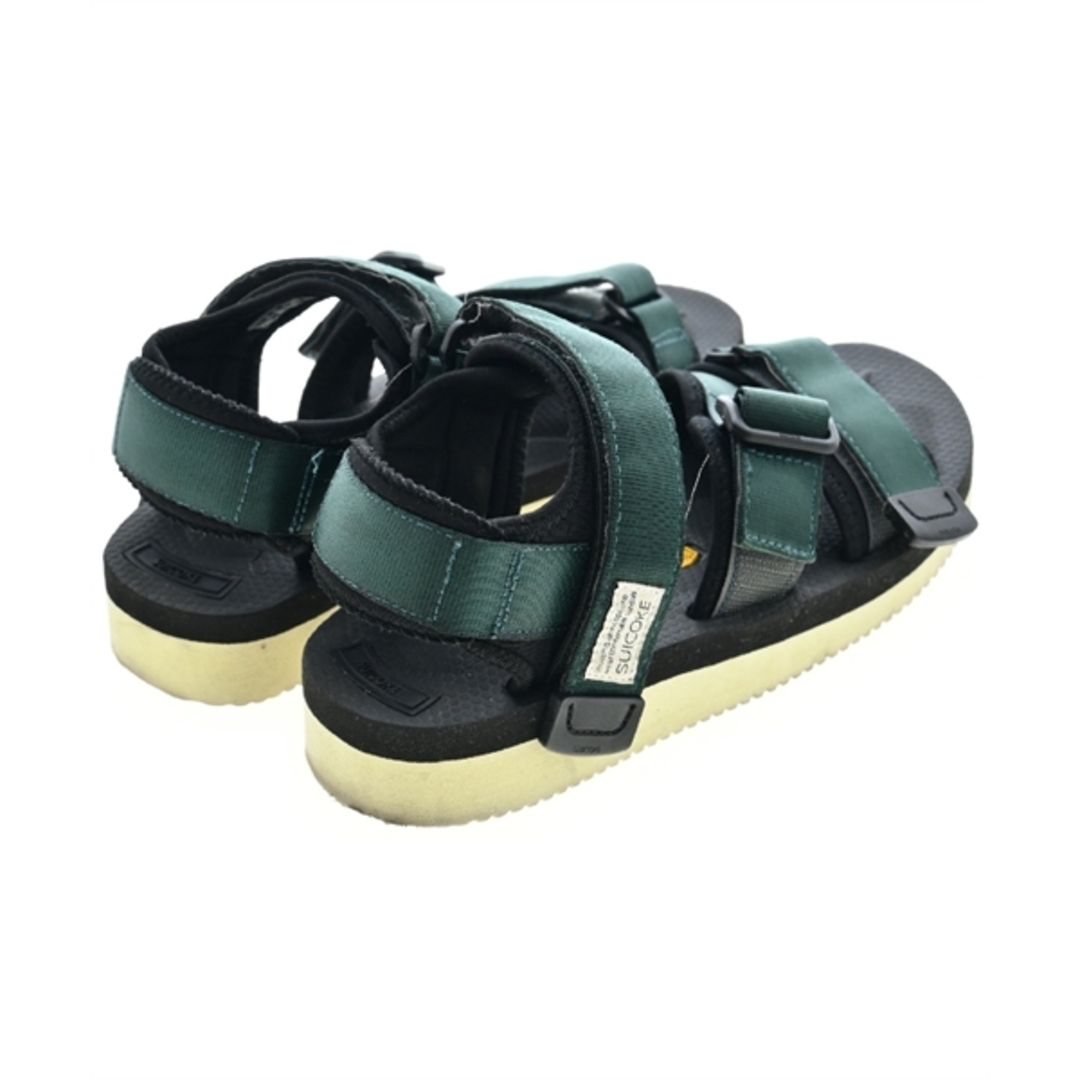 suicoke(スイコック)のSuicoke スイコック サンダル US5(23cm位) 緑x黒 【古着】【中古】 レディースの靴/シューズ(サンダル)の商品写真