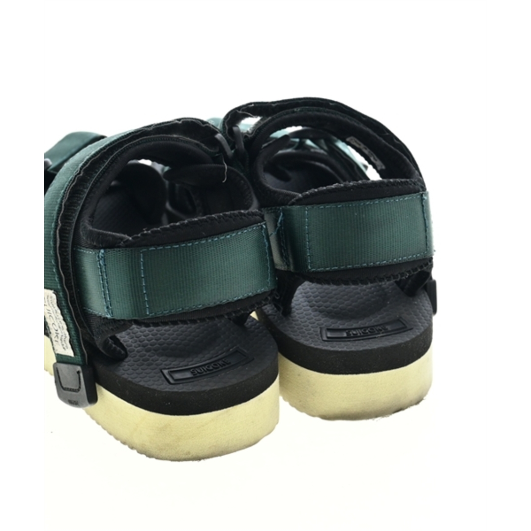 suicoke(スイコック)のSuicoke スイコック サンダル US5(23cm位) 緑x黒 【古着】【中古】 レディースの靴/シューズ(サンダル)の商品写真