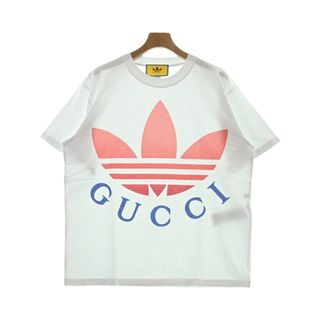 グッチ(Gucci)のGUCCI グッチ Tシャツ・カットソー S 白 【古着】【中古】(Tシャツ/カットソー(半袖/袖なし))