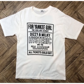 HYSTERIC GLAMOUR - HYSTERIC GLAMOUR 21AW Yankee Girl Tee -M