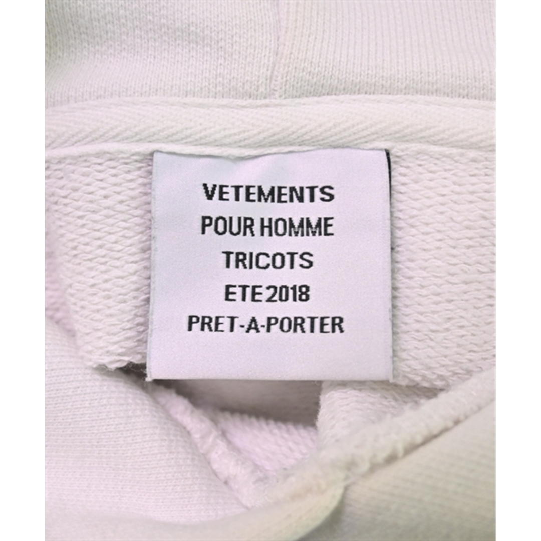 VETEMENTS(ヴェトモン)のVETEMENTS ヴェトモン パーカー S 青x白 【古着】【中古】 メンズのトップス(パーカー)の商品写真