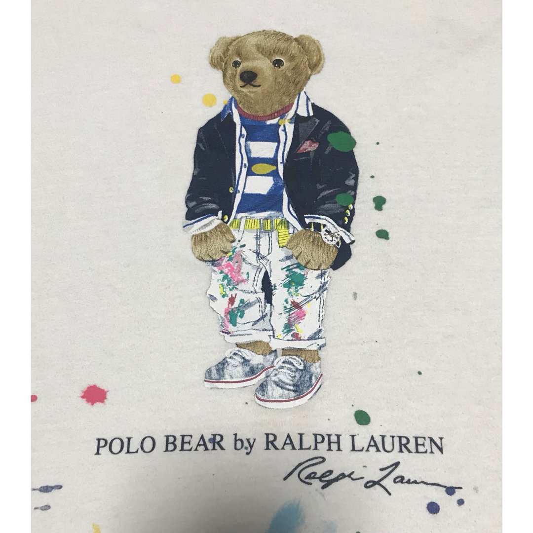 POLO RALPH LAUREN(ポロラルフローレン)のポロラルフローレン　ポロベア　ペイントtシャツ メンズのトップス(Tシャツ/カットソー(半袖/袖なし))の商品写真