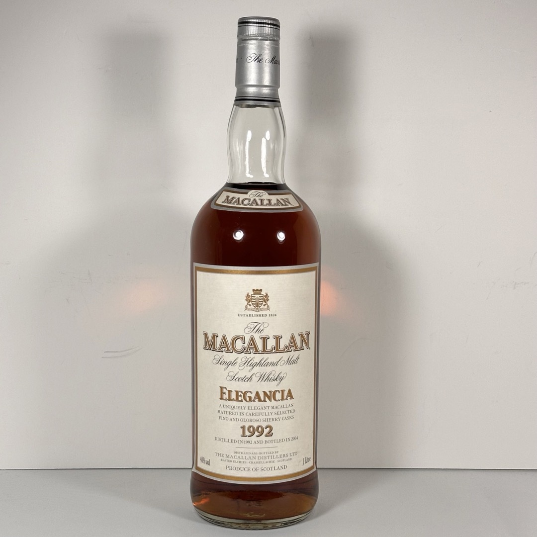 マッカラン(マッカラン)のMACALLAN ELEGANCIA 1992 ブランデー 食品/飲料/酒の酒(ブランデー)の商品写真