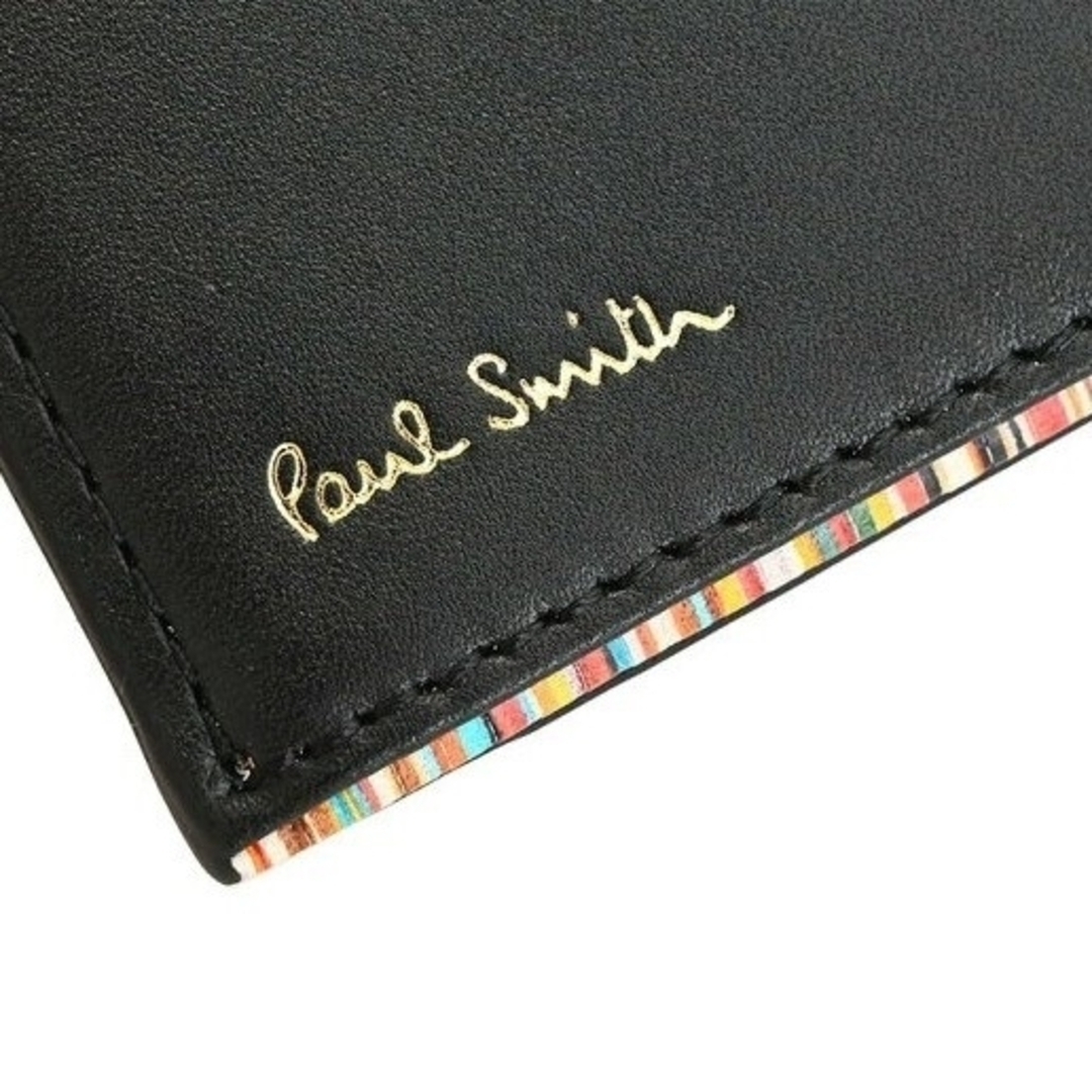 Paul Smith(ポールスミス)のポールスミス 定期入れ パスケース マルチカラーストライプ カード入れ ブラック メンズのファッション小物(名刺入れ/定期入れ)の商品写真