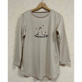 Bon Sens ボンサンス スパンコール刺繍レディースプルオーバー サイズ36(Tシャツ(長袖/七分))