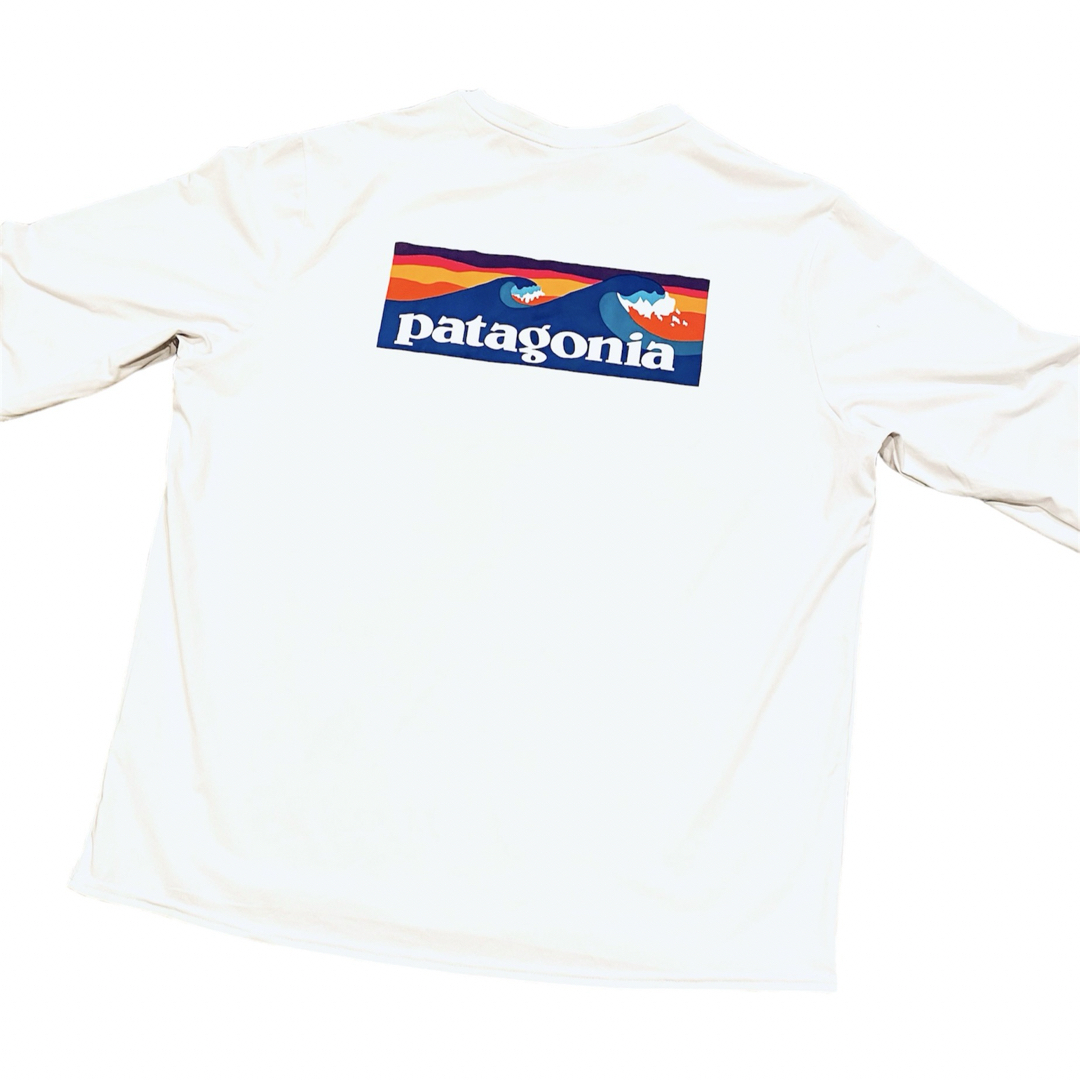 patagonia(パタゴニア)の【大人気】Patagonia パタゴニア L ラッシュガード 大きいサイズ メンズのトップス(Tシャツ/カットソー(七分/長袖))の商品写真