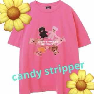 Candy Stripper - candy stripper クマちゃんTシャツ