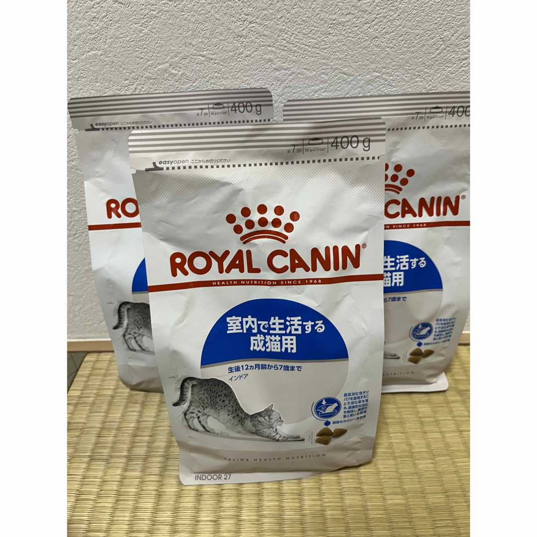 ROYAL CANIN(ロイヤルカナン)のロイヤルカナン　キャットフード　成猫用　400g×3袋 その他のペット用品(猫)の商品写真