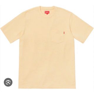 シュプリーム(Supreme)のsupreme Pocket Tee Heather Pale Yellow(Tシャツ/カットソー(半袖/袖なし))