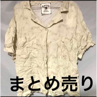 レディース　まとめ売り　トップス　半袖　しまむら　アベイル　開襟シャツ　スポーツ(Tシャツ(半袖/袖なし))