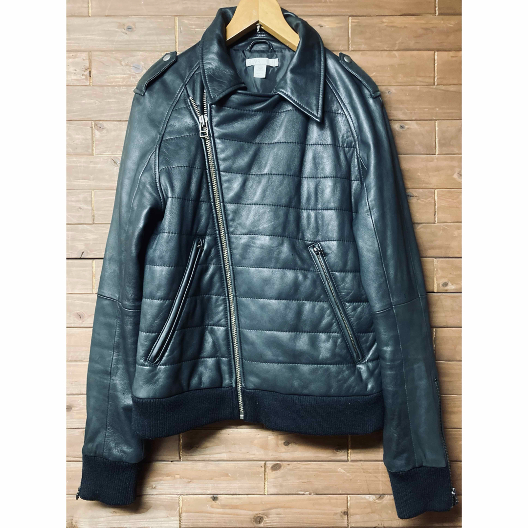 adidas - adidas ラムレザー ライダースジャケット ダブルの通販 adidas - adidas ラムレザー ライダースジャケット ダブルの通販