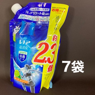 ピーアンドジー(P&G)のレノア　超消臭　抗菌ビーズ　スポーツ　7袋(洗剤/柔軟剤)