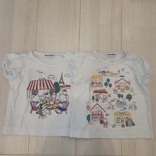 ファミリア(familiar)のfamiliar　ファミリア　Tシャツ　80　2点(Ｔシャツ)