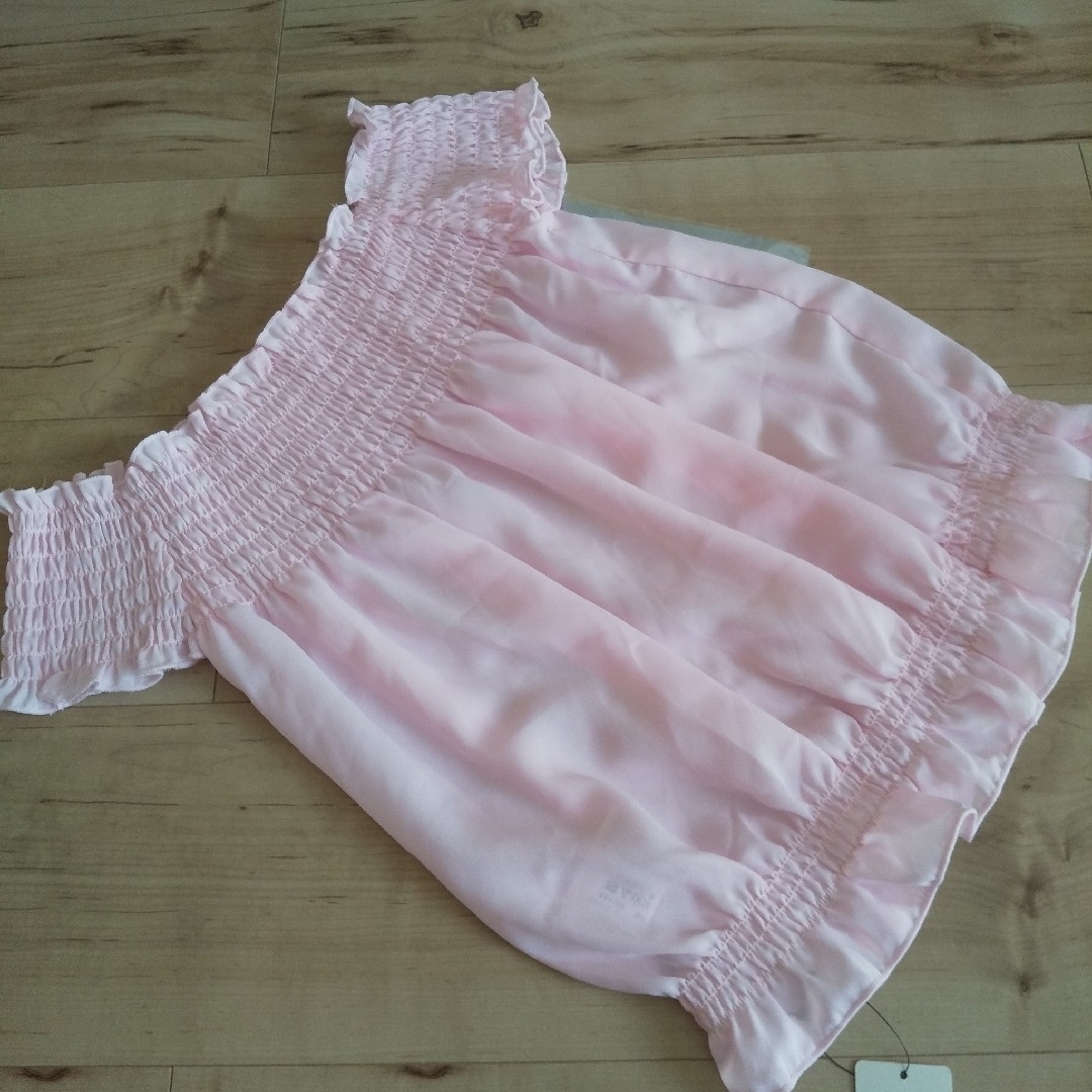 PINK-latte(ピンクラテ)の☆新品☆PINK-latte☆150☆半袖カットソー☆ キッズ/ベビー/マタニティのキッズ服女の子用(90cm~)(Tシャツ/カットソー)の商品写真