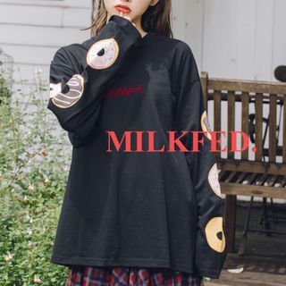 ミルクフェド(MILKFED.)のMILKFED.ドーナツカットソー(カットソー(長袖/七分))