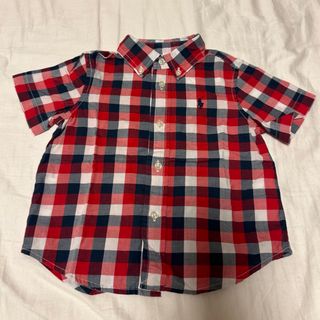 ポロラルフローレン(POLO RALPH LAUREN)のラルフローレン　チェックシャツ　12M(シャツ/カットソー)