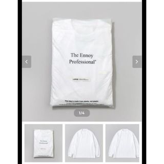 ワンエルディーケーセレクト(1LDK SELECT)のENNOY 24SSパックTシャツ white(Tシャツ/カットソー(七分/長袖))