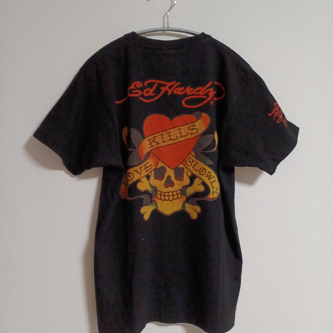 Ed Hardy(エドハーディー)の【即日発送】美品。エド・ハーディー プリントS/Sカットソー メンズのトップス(Tシャツ/カットソー(半袖/袖なし))の商品写真