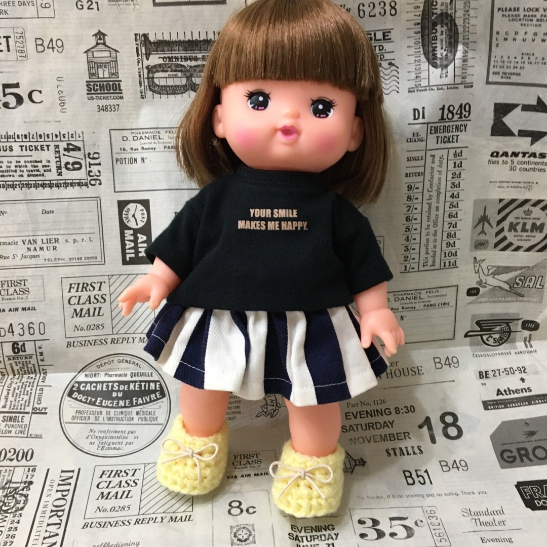 靴 ２足セット★メルちゃん・ソランちゃん達用 ハンドメイドのぬいぐるみ/人形(その他)の商品写真