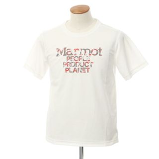 マーモット(MARMOT)の【中古】マーモット MARMOT ポリエステル プリント 半袖Ｔシャツ ホワイト【サイズM】【メンズ】(Tシャツ/カットソー(半袖/袖なし))