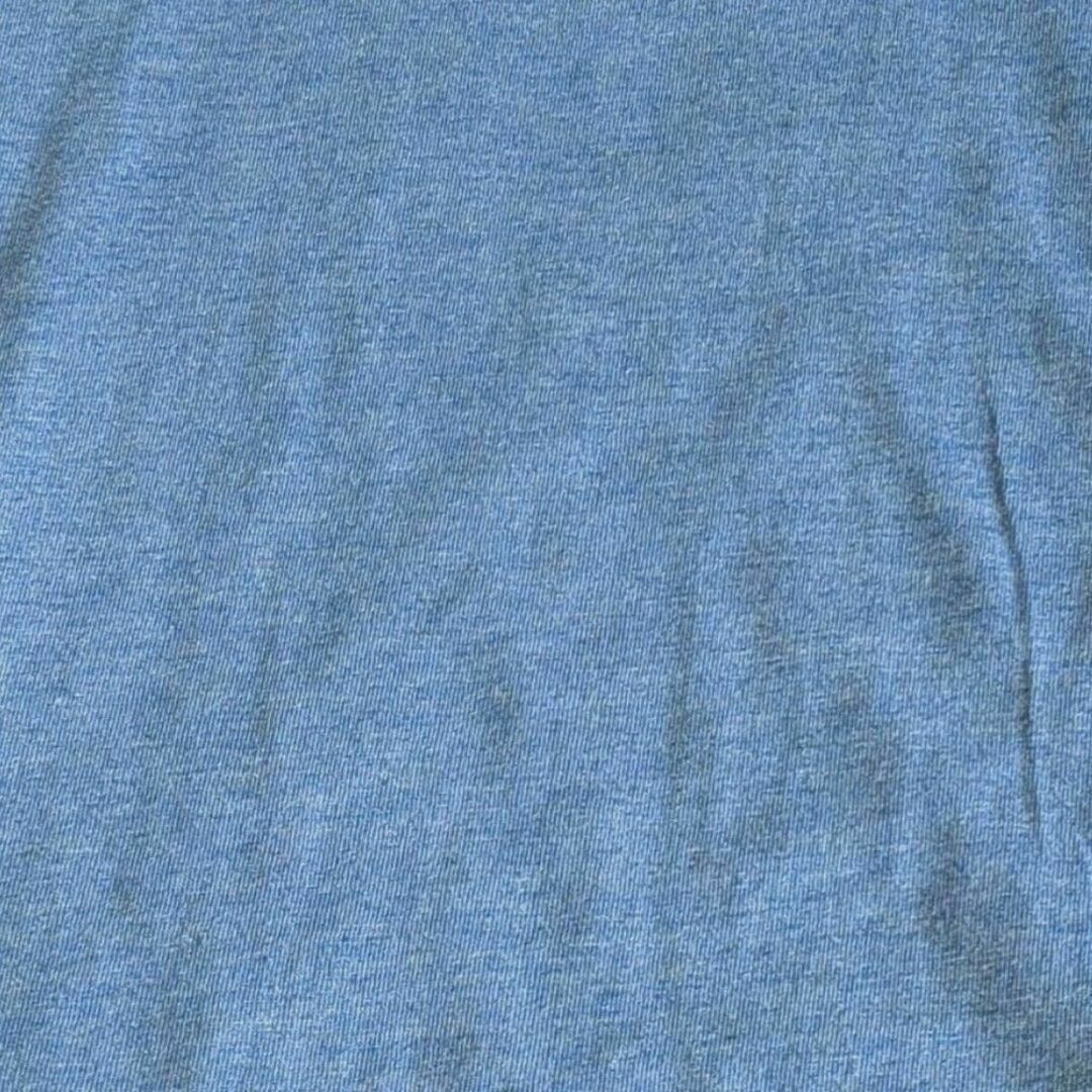 UNION STATION(ユニオンステーション)のスーピマコットン　Ｖネック　半袖Ｔシャツ　ライトブルー　Ｓサイズ 　男女兼用 メンズのトップス(Tシャツ/カットソー(半袖/袖なし))の商品写真