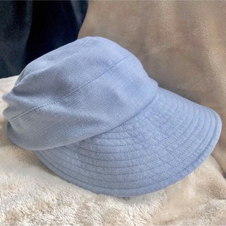 イオン(AEON)の新品レディース　暑さ対策帽子57.5cm ひんやりパッド付き日除けハットUV対策(その他)