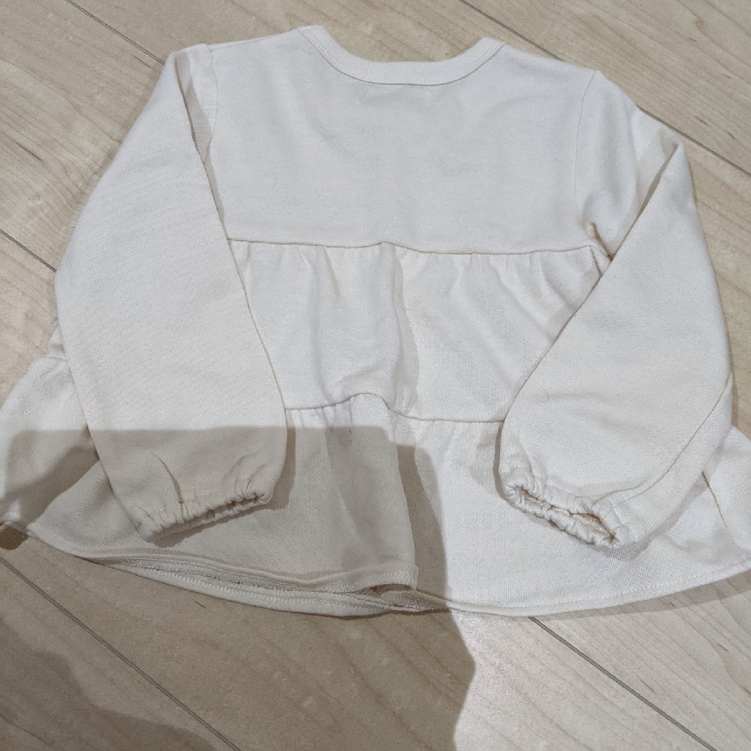 西松屋(ニシマツヤ)の１００サイズ　無地トレーナー キッズ/ベビー/マタニティのキッズ服女の子用(90cm~)(Tシャツ/カットソー)の商品写真