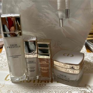 クリスチャンディオール(Christian Dior)のディオールプレステージ4点➕白ポーチ(フェイスクリーム)