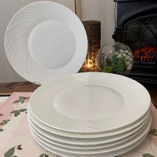 ウェッジウッド(WEDGWOOD)の希少　ウェッジウッド  エスリアル101  28.5cmディナープレート大皿7枚(食器)