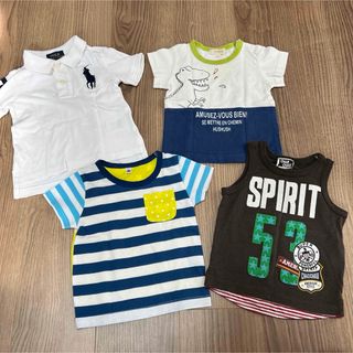 POLO RALPH LAUREN - 男の子 半袖 タンクトップ 4枚セット POLO 80