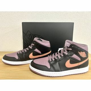 ナイキ(NIKE)のNIKE エアジョーダン 1 MID SE 28.5㎝ 新品 ブラック/スカイJ(スニーカー)