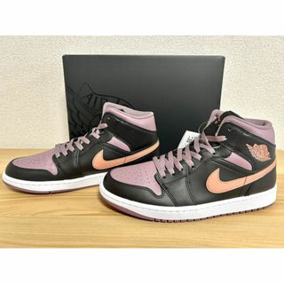 ナイキ(NIKE)のエア ジョーダン 1 MID SE 27.0㎝ 新品 ブラック/スカイJ(スニーカー)