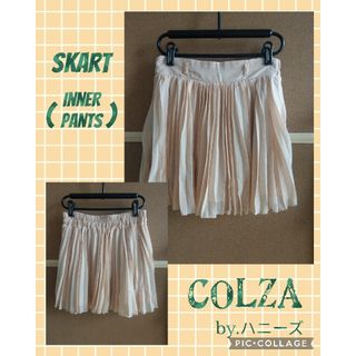 ハニーズ(HONEYS)のCOLZA by.ハニーズ スカート (インナーパンツ) ピンク系 Size.L(ミニスカート)