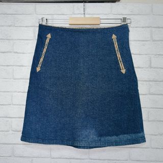 バーバリーブルーレーベル(BURBERRY BLUE LABEL)のBURBERRYBLUELABEL　バーバリーブルーレーベル　デニムスカート(ひざ丈スカート)