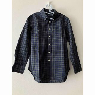 ラルフローレン(Ralph Lauren)のラルフフローレン　ブラウス　シャツ　130　男の子　キッズ　チェック柄　紺(ブラウス)