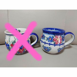 ポーリッシュポタリー(Polish Pottery)のポーランド食器　ポーリッシュポタリー　VENA マグカップ(食器)