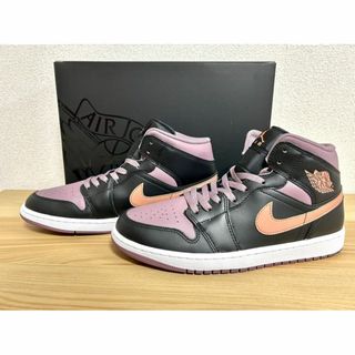 ナイキ(NIKE)のNIKE エアジョーダン 1 MID SE 27.5㎝ 新品 ブラック(スニーカー)