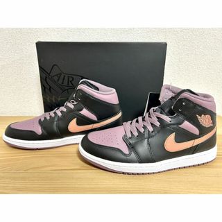 ナイキ(NIKE)のナイキ エア ジョーダン 1 MID SE 26.5㎝ 新品 ブラック(スニーカー)