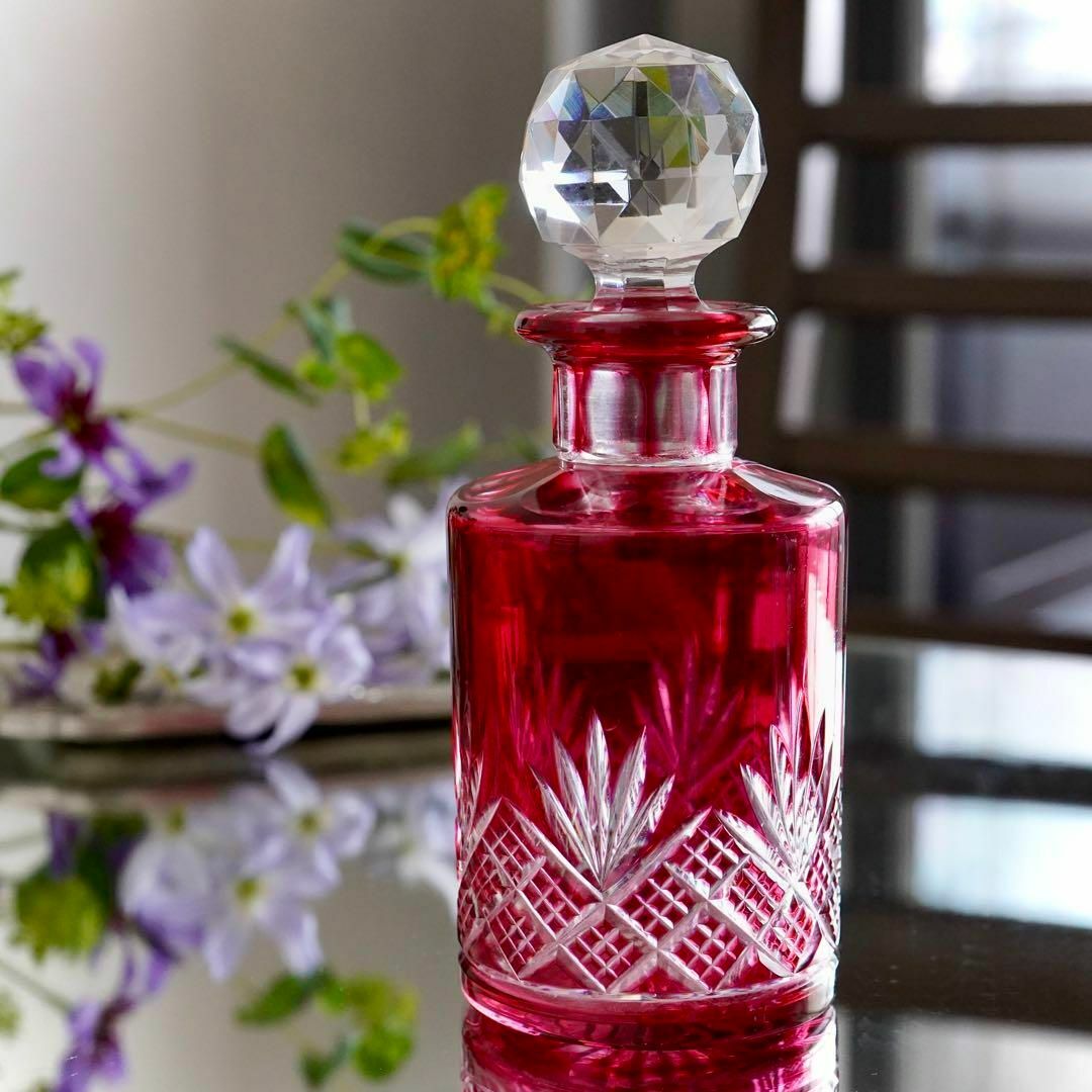 Baccarat - 極希少☆オールドバカラBACCARAT 金赤被せ ドゥエ Baccarat - 極希少☆オールドバカラBACCARAT 金赤被せ ドゥエ